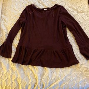 Maroon sweater